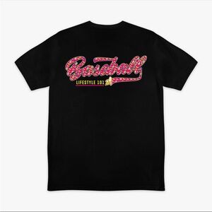 Baseball Lifestyle Banana Tee - Black. NWT